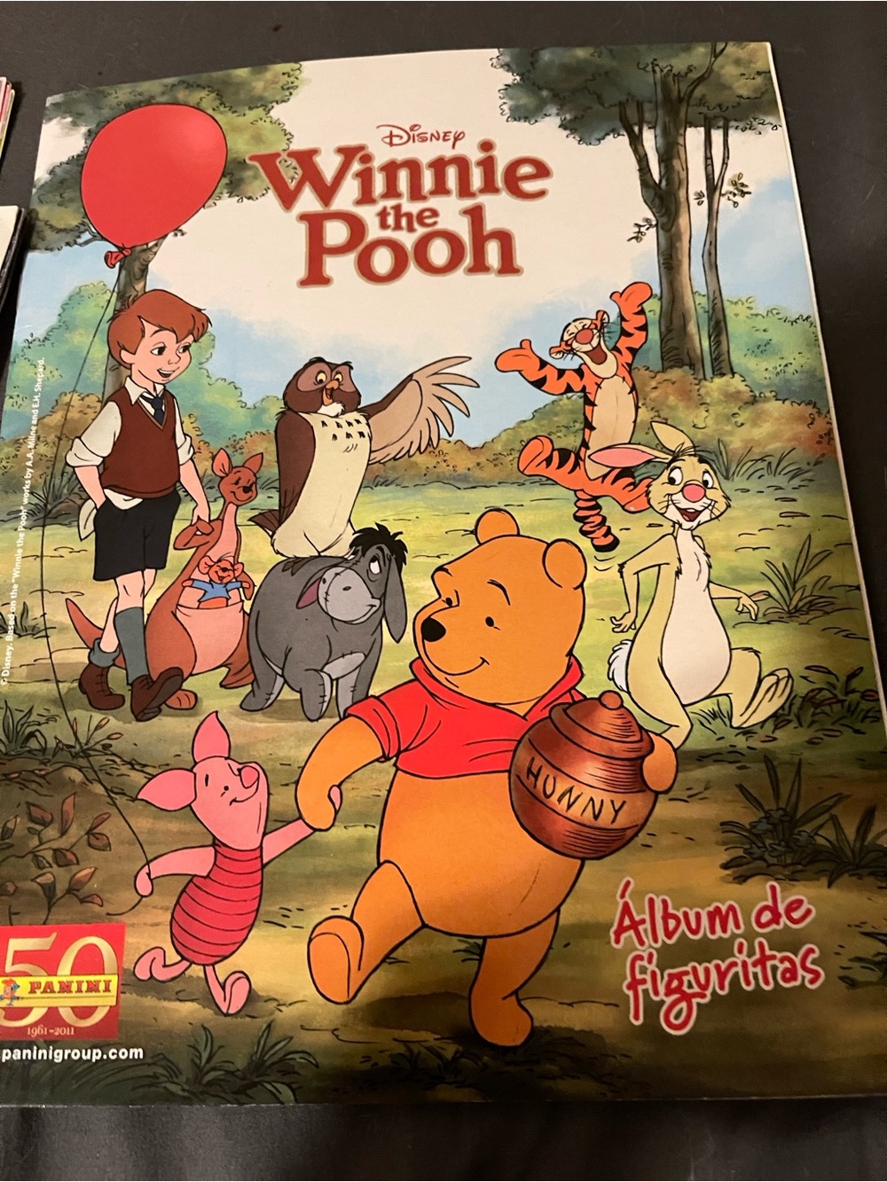 Disney Winnie the Pooh & Christopher Robin Sticker Spread - Yellow, Red, Blue